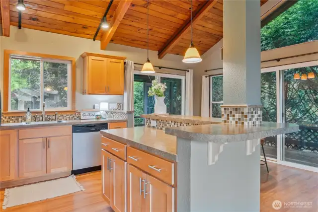Updated Kitchen with island