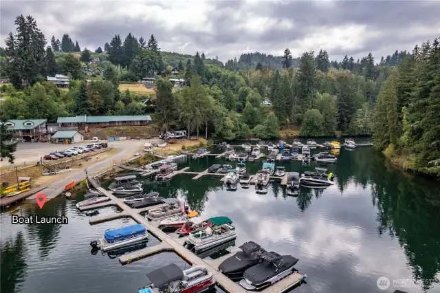 Lake Mayfield Marina just a short distance away!