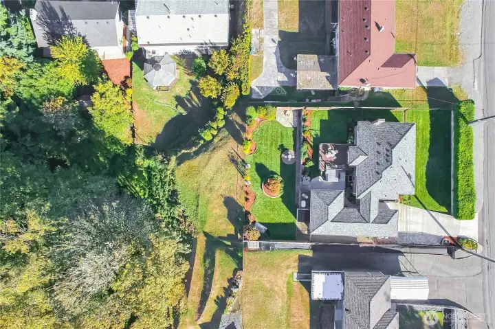 Expansive yard with two lots