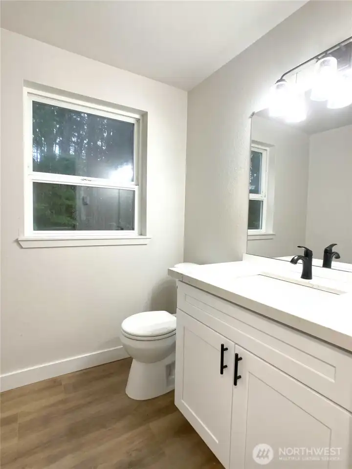 Downstairs half bath