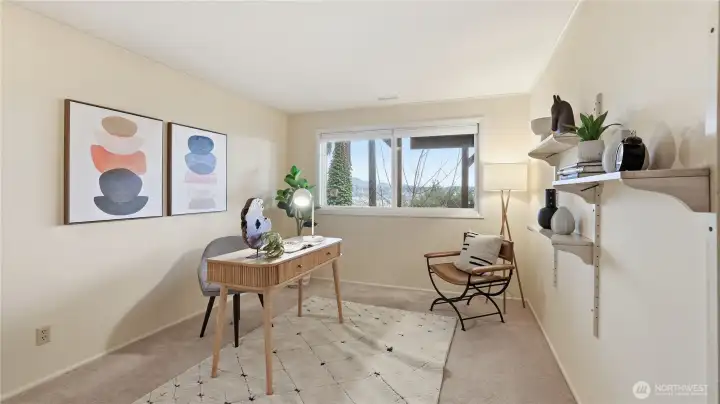 3rd Bedroom/Study on basement level.