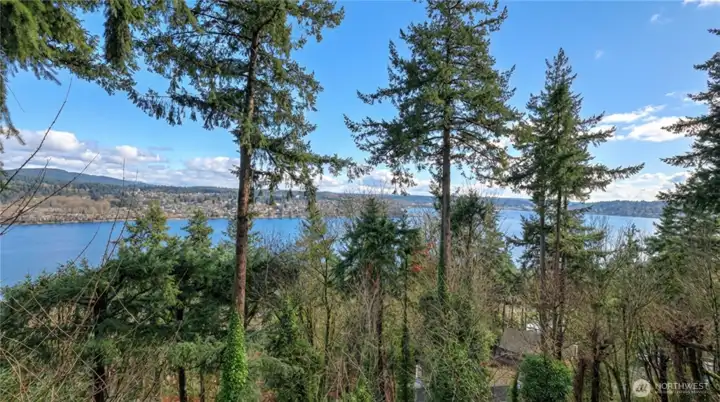 Unobstructed view of beautiful Lake Washington