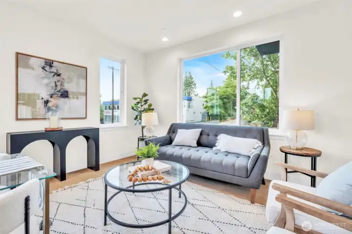 Great room area looking NW.