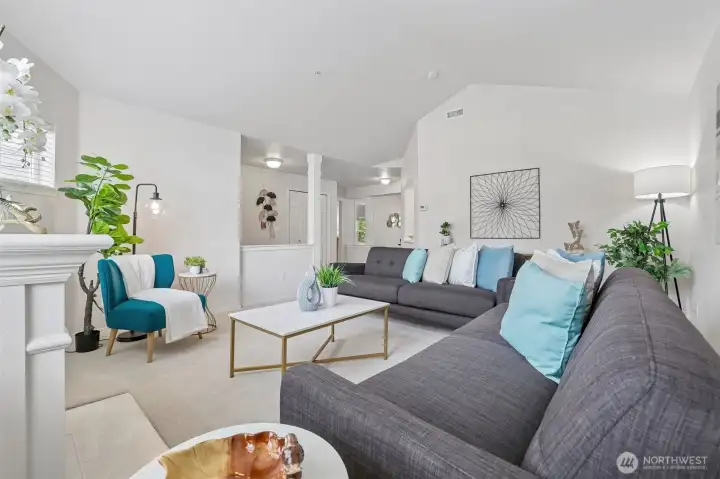 Living room toward entry