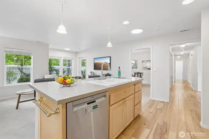 Kitchen to Family bring friends together or a place to watch your favorite show while cooking!