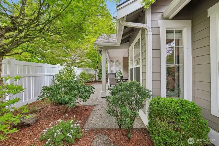 Lovely space for spring and summer relaxation