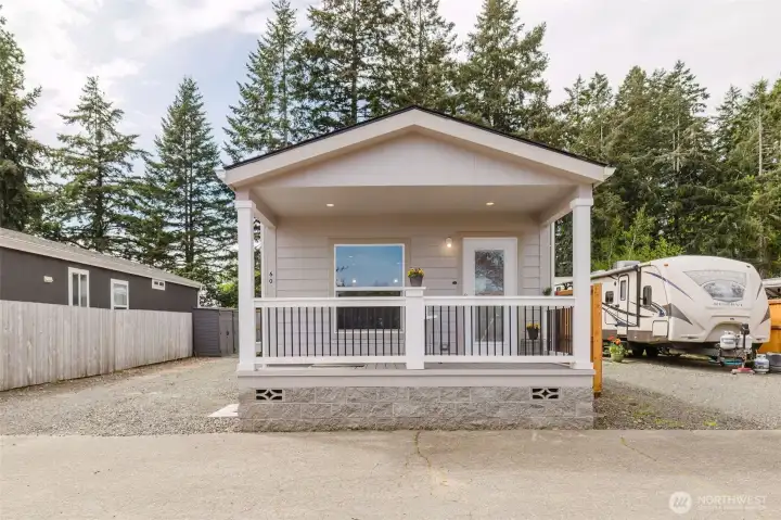 Enjoy coffee and the sounds of the beach wildlife