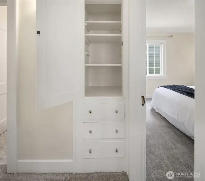 Charming built in cabinet