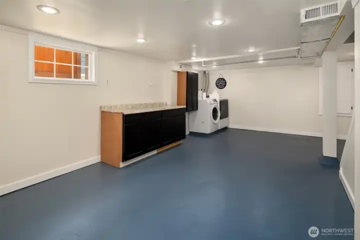 Large Finished Basement Perfect Flex Space