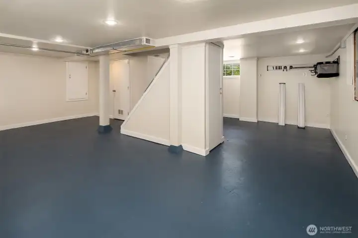 Storage, workout space, options are endless