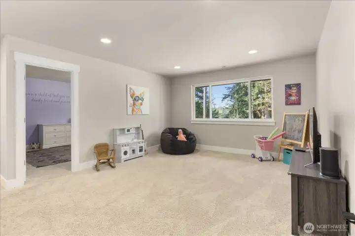 Flexible upper-level living space with room to spread out and make it your own.