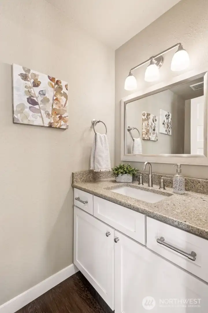 All the bathrooms are updated including the main floor powder room.