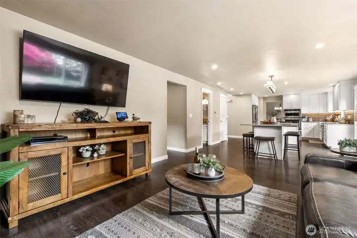 This section of the main floor is open concept and makes for easy living!