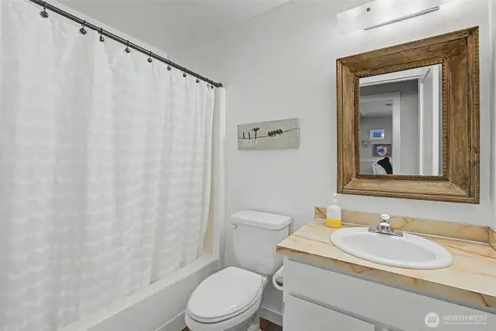 Bathroom connected to bedroom 2