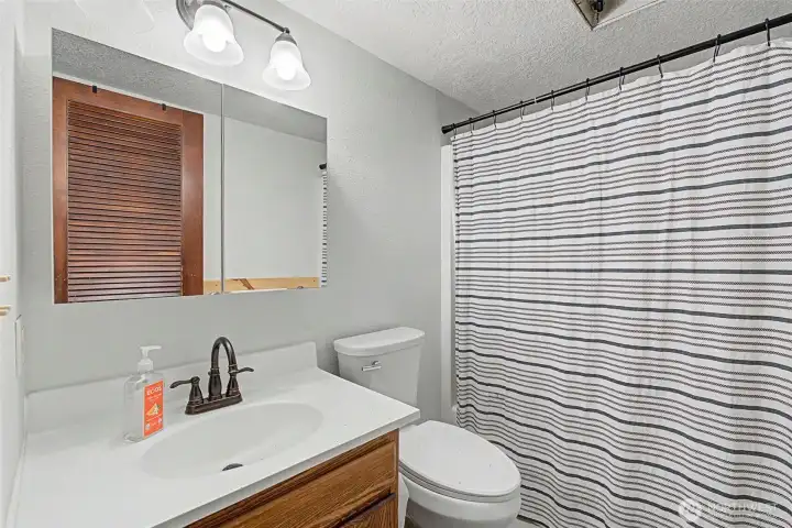 Master bathroom.
