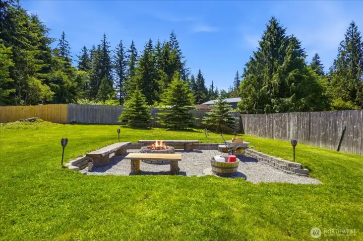 Fire pit area Fire pit area