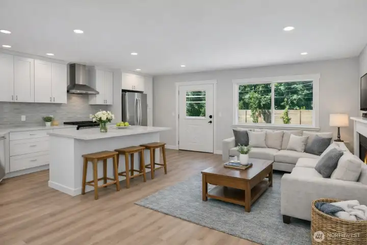 AI generated kitchen Livingroom AI generated kitchen Livingroom