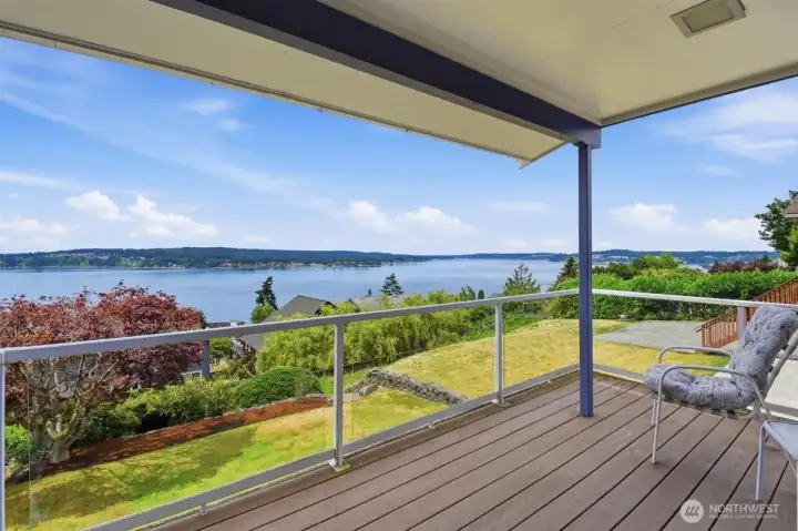 This is one of 3 covered decks to take in the expansive views