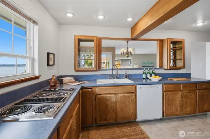 Wonderful view off kitchen