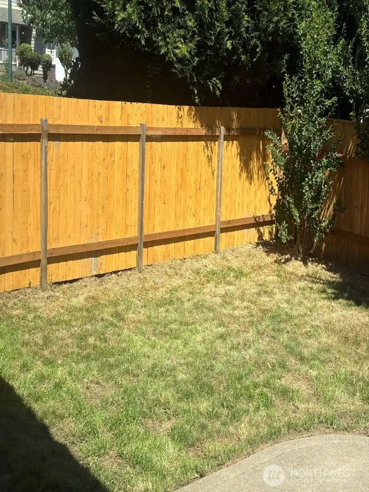 New Fence on the West side of back yard New Fence on the West side of back yard