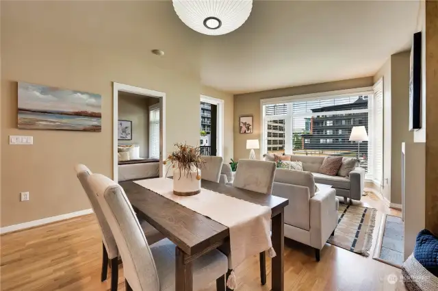 Entertain guests from gracious open living & dining area.