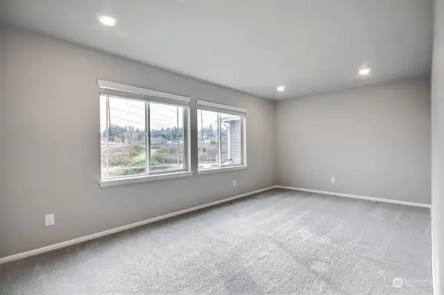 Bonus room upstairs facing the front of the house