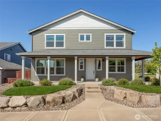 Front of the house.
