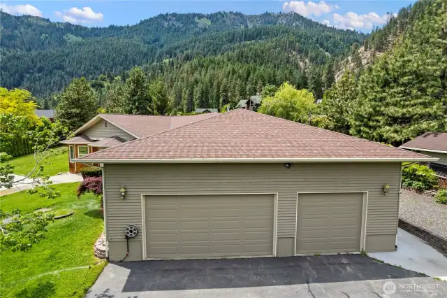 3 Car Garage (one bay currently being used as game room)