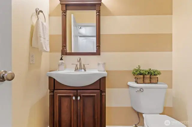 Downstairs half bath