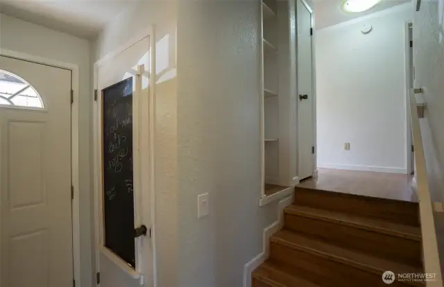 Entrance to stairs to upper level