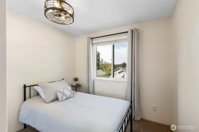 Guest bedroom 2 - partial water views