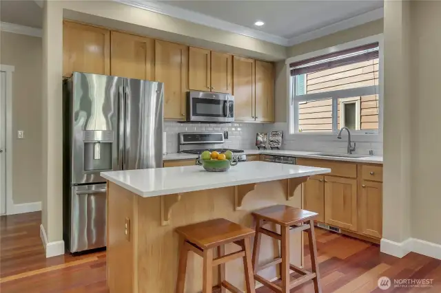 Updated kitchen with all new appliances.