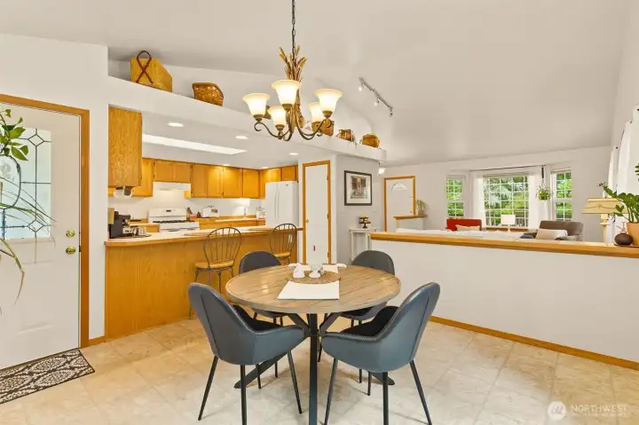 A great spot to enjoy a meal, entertain guests and have lingering conversations.