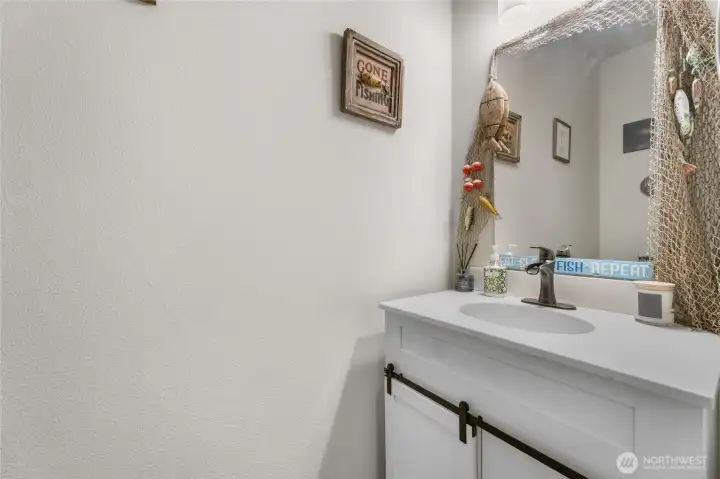 Main floor half bath