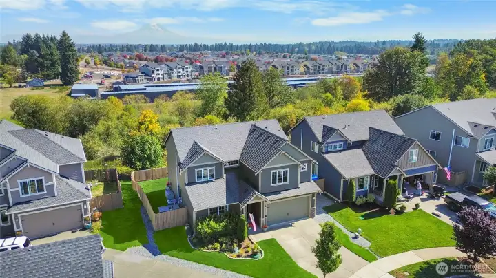 Home backs up to greenbelt