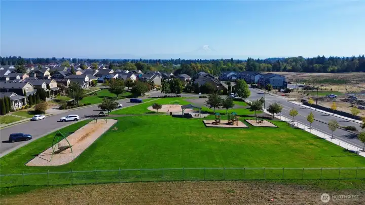 This community park is walking distance from the house