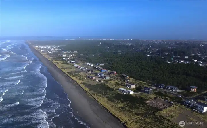 Miles of sandy beach