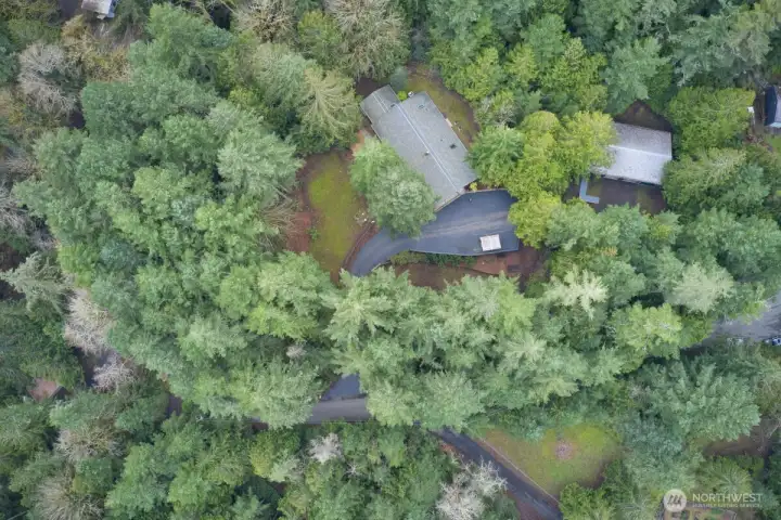 Secluded and peaceful property.