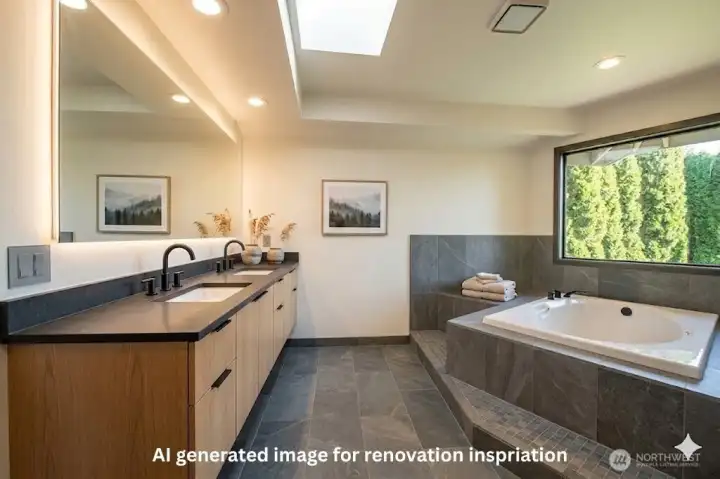 AI inspiration for potential renovation.