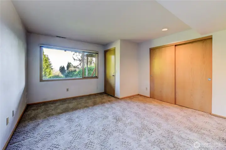 Bedroom #4 - Large Closet with Private Access to Backyard