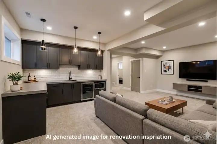 AI inspiration for potential renovation.