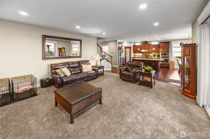 Large living spaces with open concept