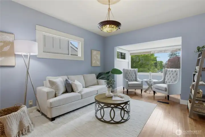 You'll feel at home in this living room.