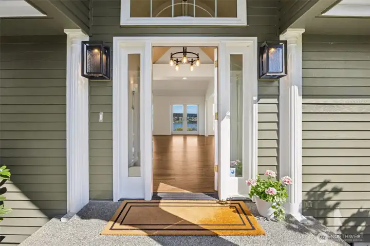Step inside and be immediately greeted by captivating water views that set the tone for the entire home.