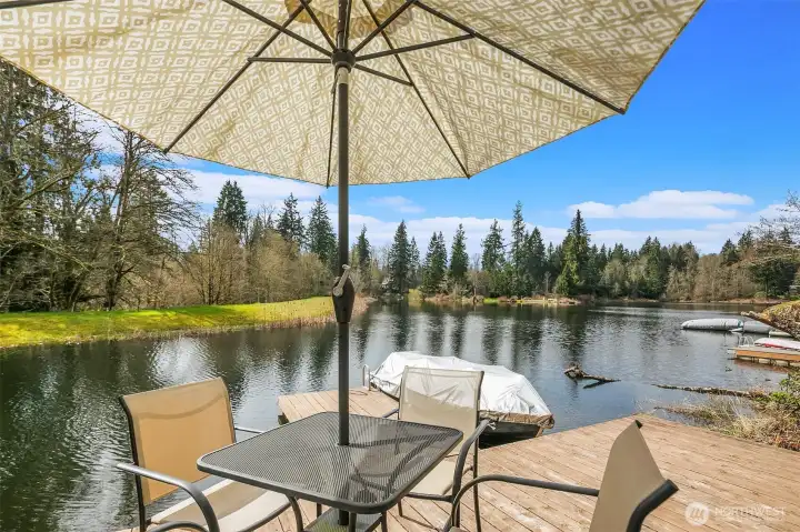 Your own 69 feet of private Lake Kayak.