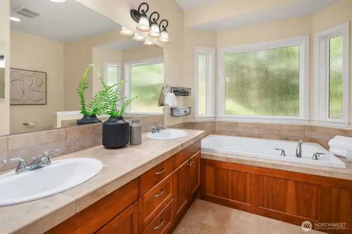Primary bathroom.