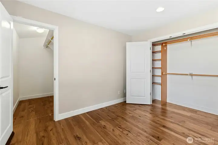 Bedroom #2 has 2 large closet