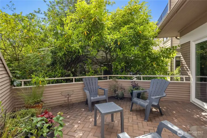 Unit 111B Private deck