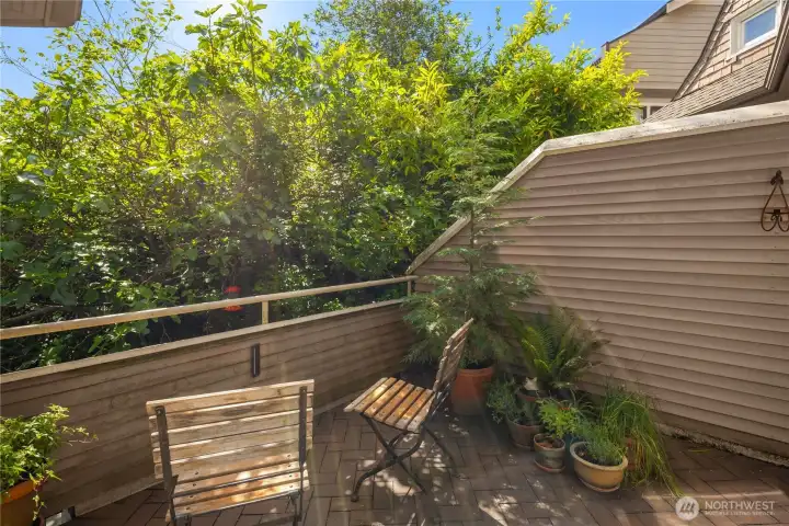 Unit 109 private deck