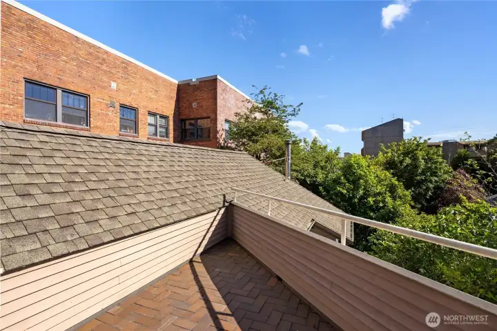 Unit 111A private deck with views
